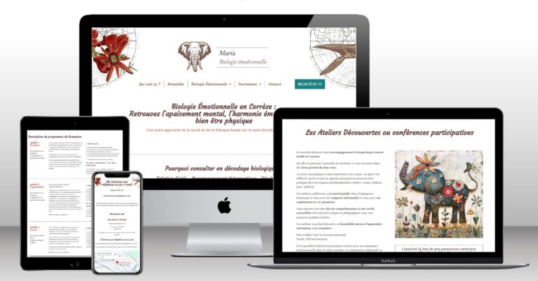 Lire la suite à propos de l’article Amélioration du site internet d’une thérapeute